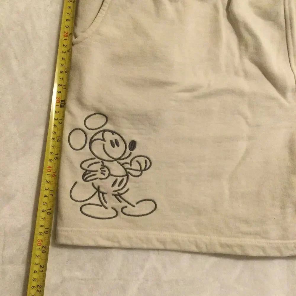 Disney Parks Mickey Mouse‎ Genuine Mousewear Sand Men's 2XL Sweat Shorts